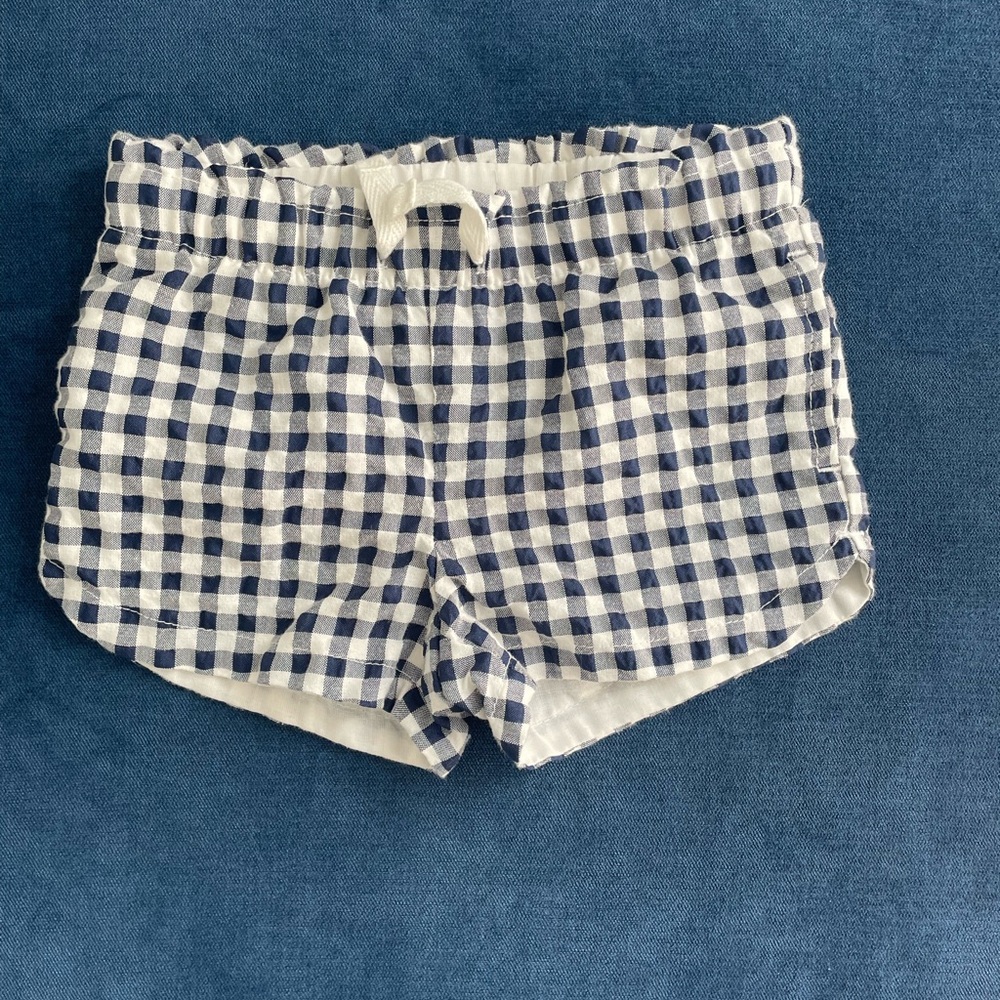 NWOT: Cat & Jack Gingham Shorts 12 Months